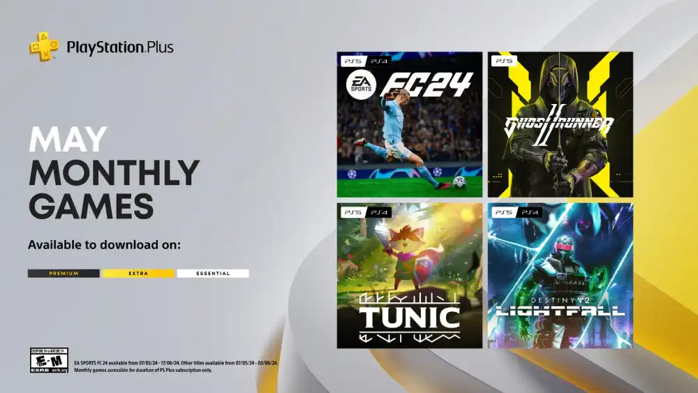 PlayStation Plus Unveils Monthly Games for May