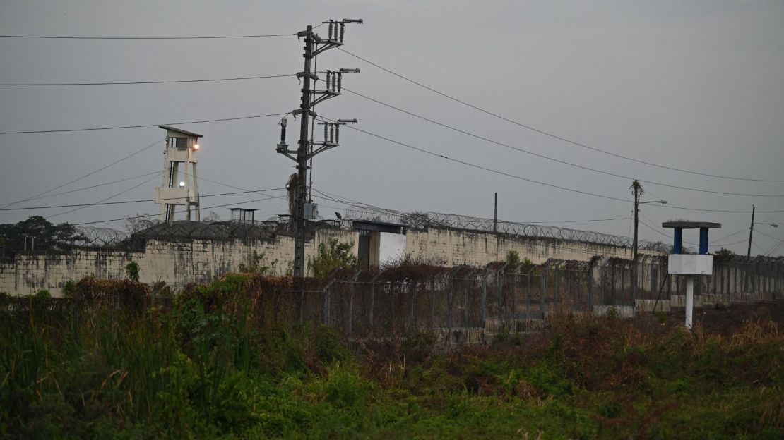 General view of the Litoral Penitentiary in Guayaquil, Ecuador, taken on November 2, 2022.