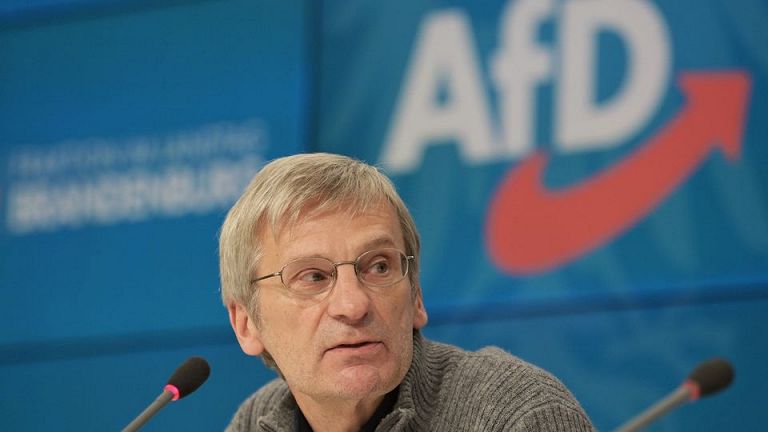 Hans Christoph Berndt, principal candidato del AfD en Brandeburgo