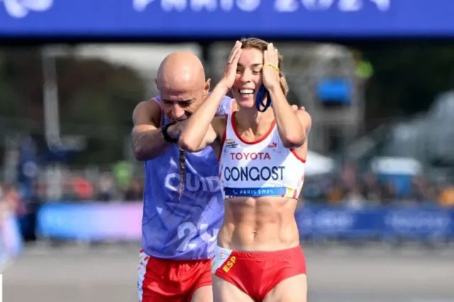 Disqualified after finishing third in the T12 marathon at the Paris 2024 Paralympic Games