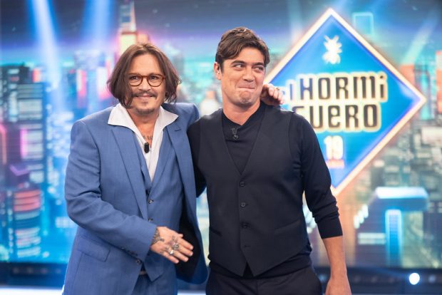 Johnny Depp and Riccardo Scamarcio have been the first guests of the week on El Hormiguero (Atresmedia).