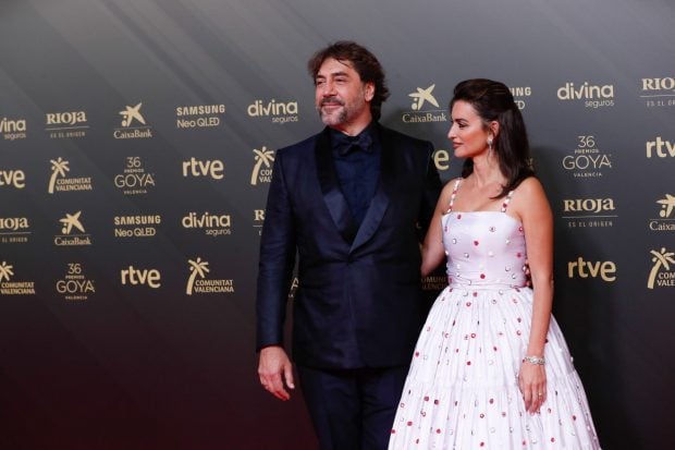 Penélope Cruz and Javier Bardem at an event