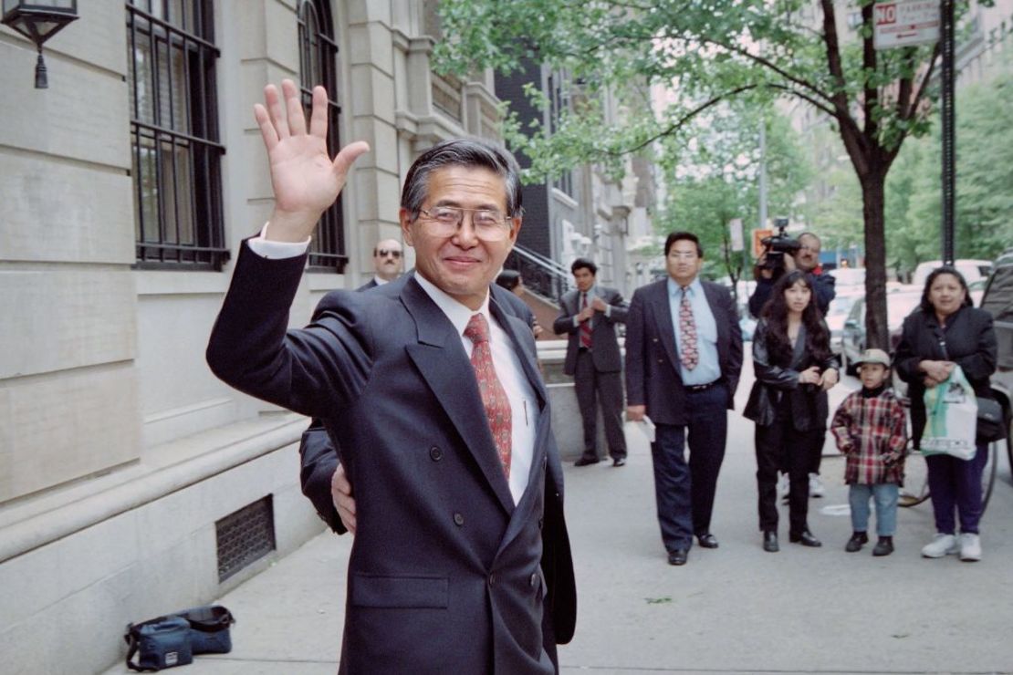 Alberto Fujimori in New York in 1997.