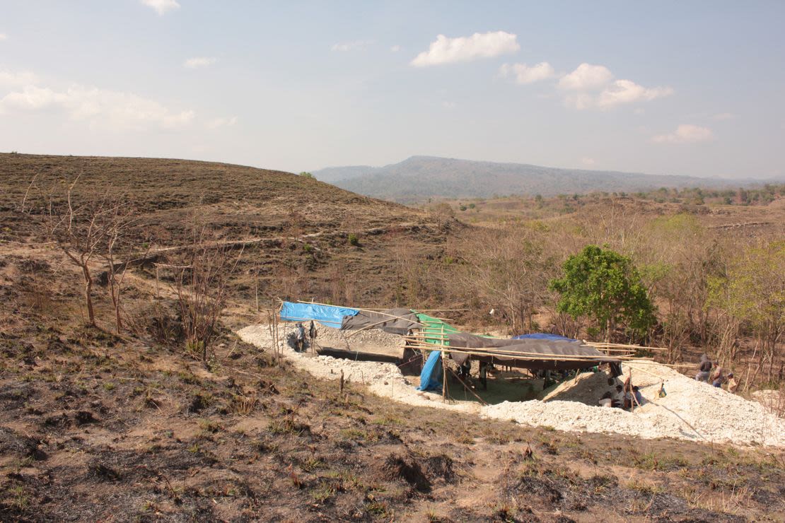 In the image, the Mata Menge excavation site circa 2014 on the Indonesian island of Flores. Credit: Gerrit van den Bergh