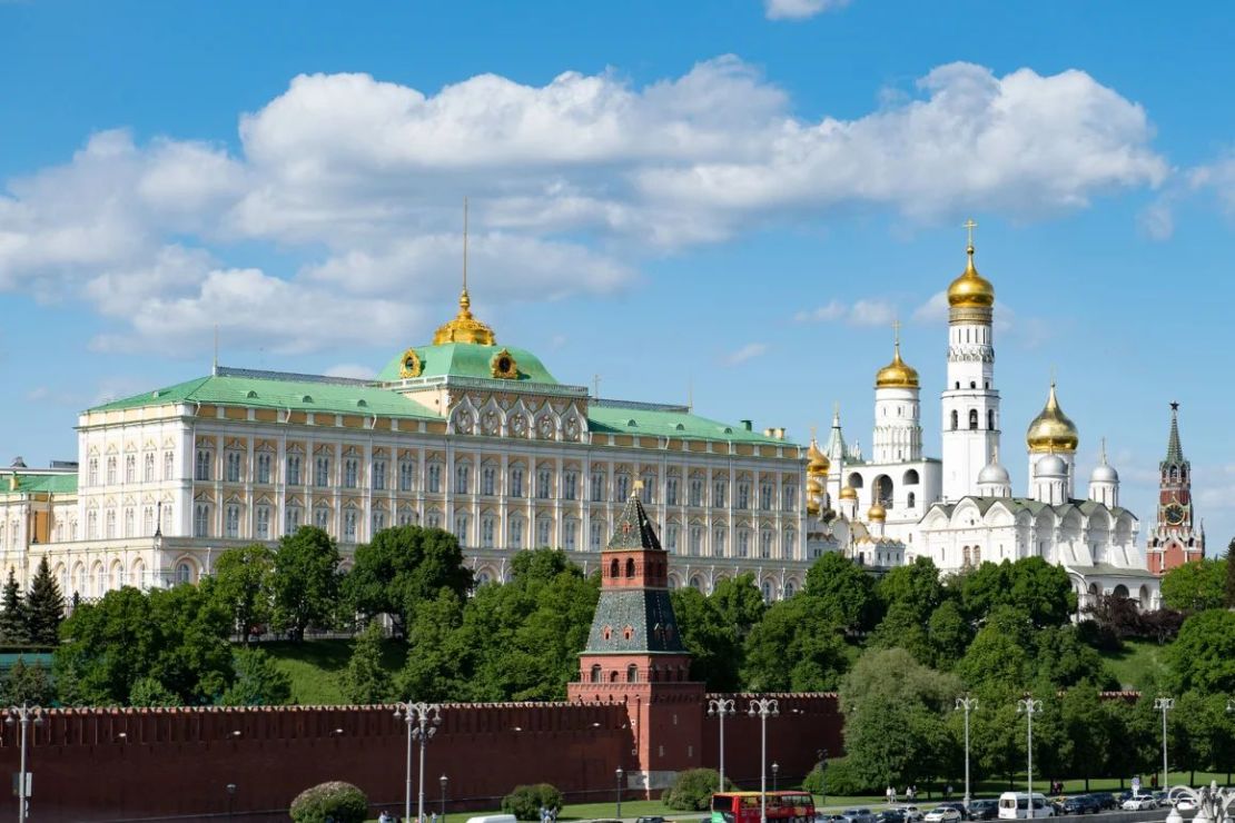 The Grand Kremlin Palace in Moscow, Russia, on May 19, 2019. Credit: Lorenzo Di Cola/NurPhoto/Getty Images.