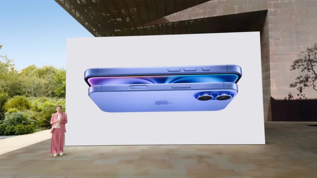 Apple's iPhone 16, presented on September 9. Credit: Apple.