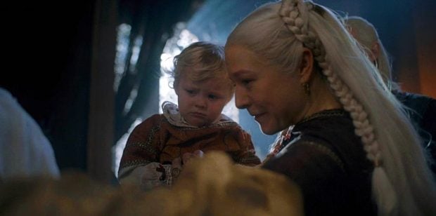 Rhaenyra Targaryen and her son Viserys. (The Dragon House)